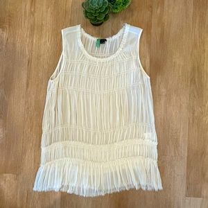 Theory Sleeveless Silk Top